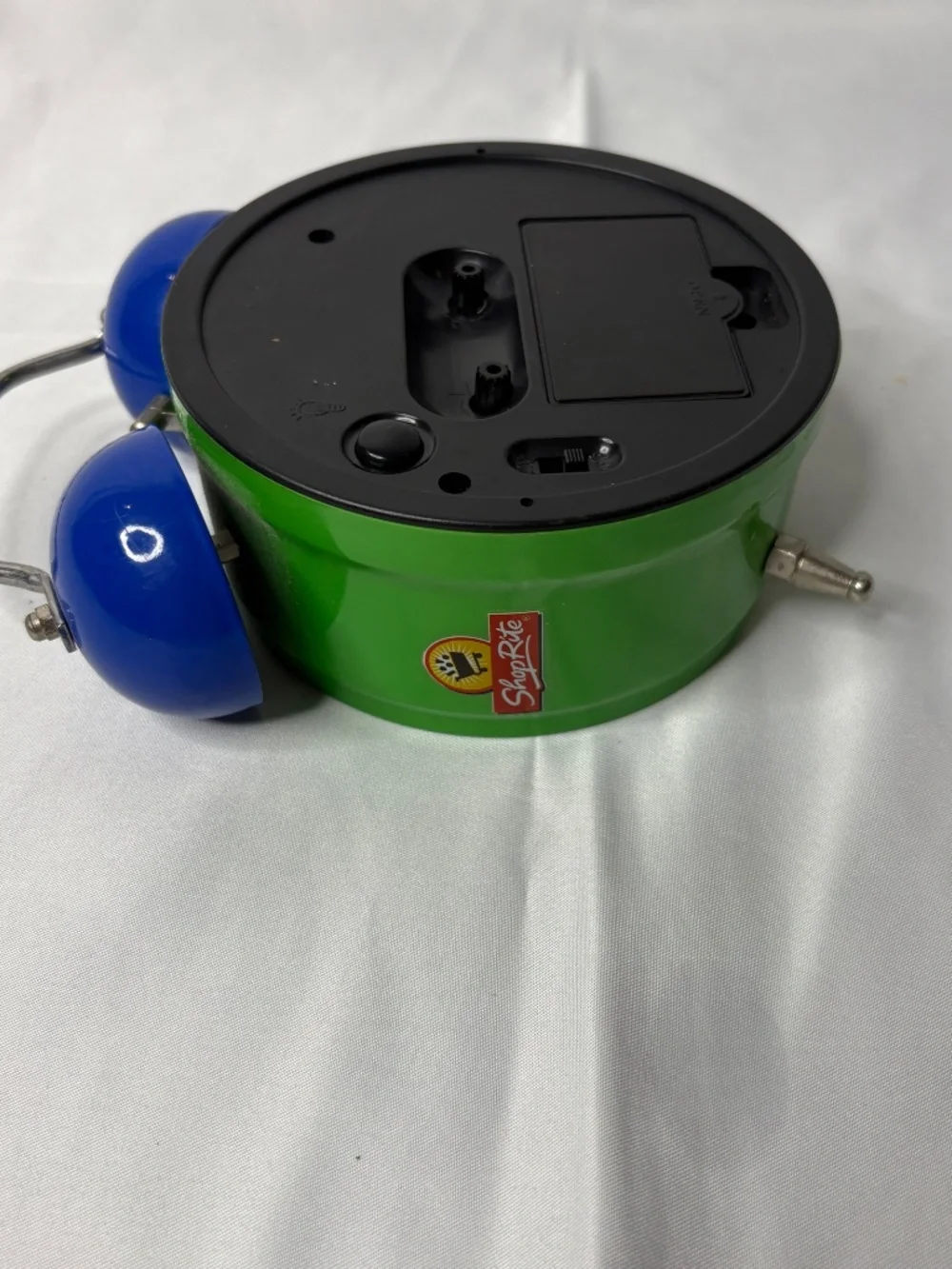 Phillies Phanatic Back to School Twin-bell Alarm Clock LE ShopRite WORKS